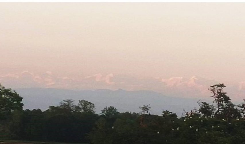 Mount Everest from sitamarhi, View of Mount Everest From Bihar